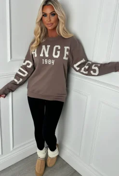 Bree Mocha Los Angeles Sweatshirt