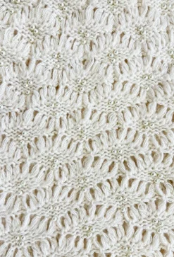 Maisy Cream Pearl Embellished Jumper