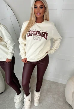 Never Basic Cream Copenhagen Sweatshirt