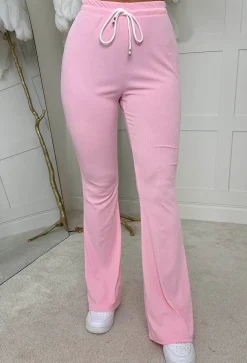 Tickled Pink Pink Bow Top & Trouser Loungewear Set