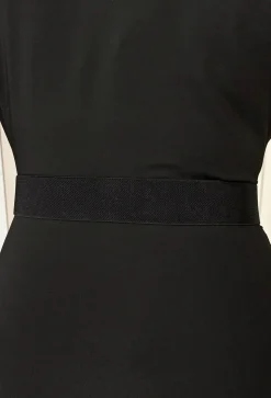 Toxic Touch Black Snake Detail Elasticated Belt